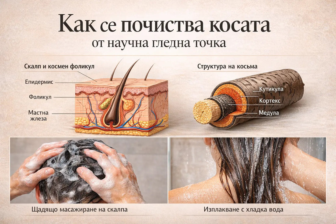 Урок 6: Как се почиства косата от научна гледна точка?