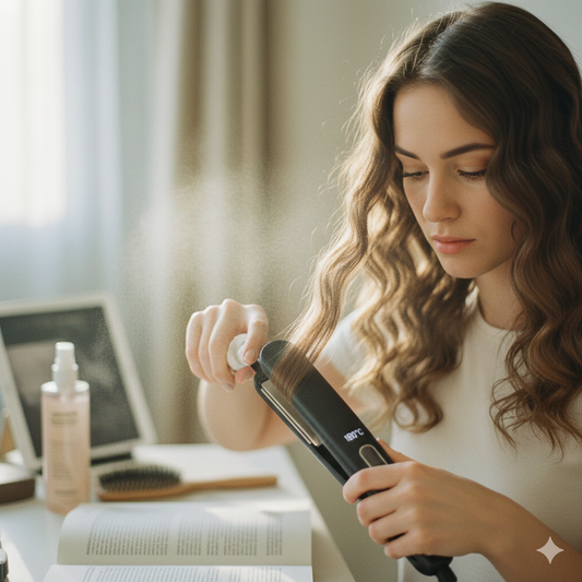 Урок 1: Топлинна защита: Защо е задължителна и как да не „изпържим“ косата си